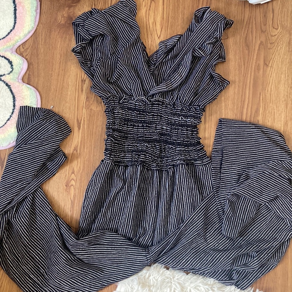 Striped jumpsuit